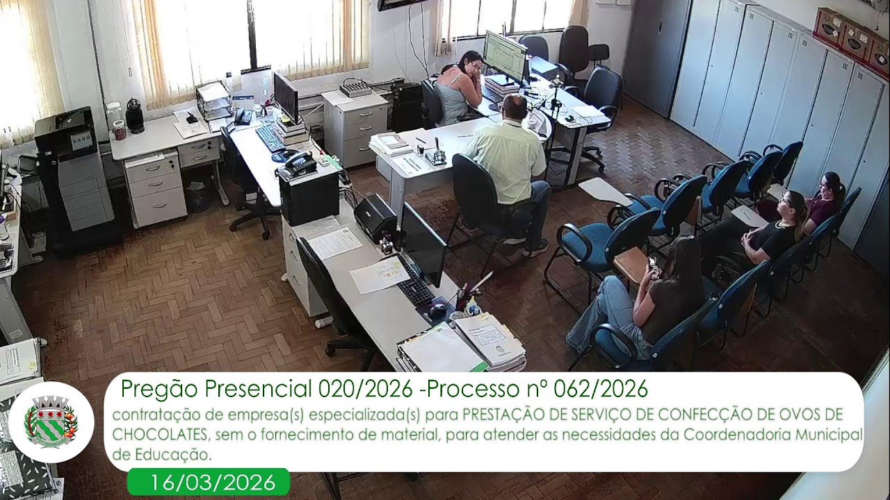 Pregão Presencial 020/2026 -Processo nº 062/2026