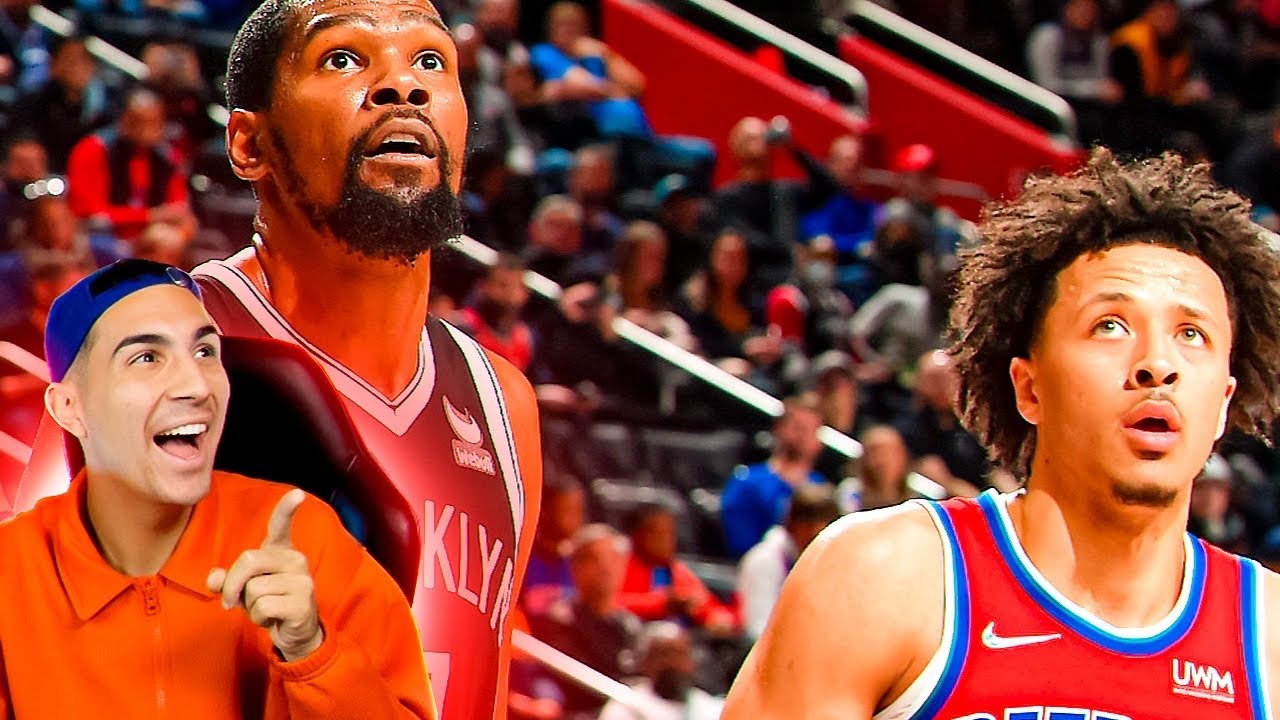 KEVIN DURANT (30p, 10r) vs Nº 1 DEL DRAFT🌟 - NETS vs PISTONS | 5/11/21 *reacción*