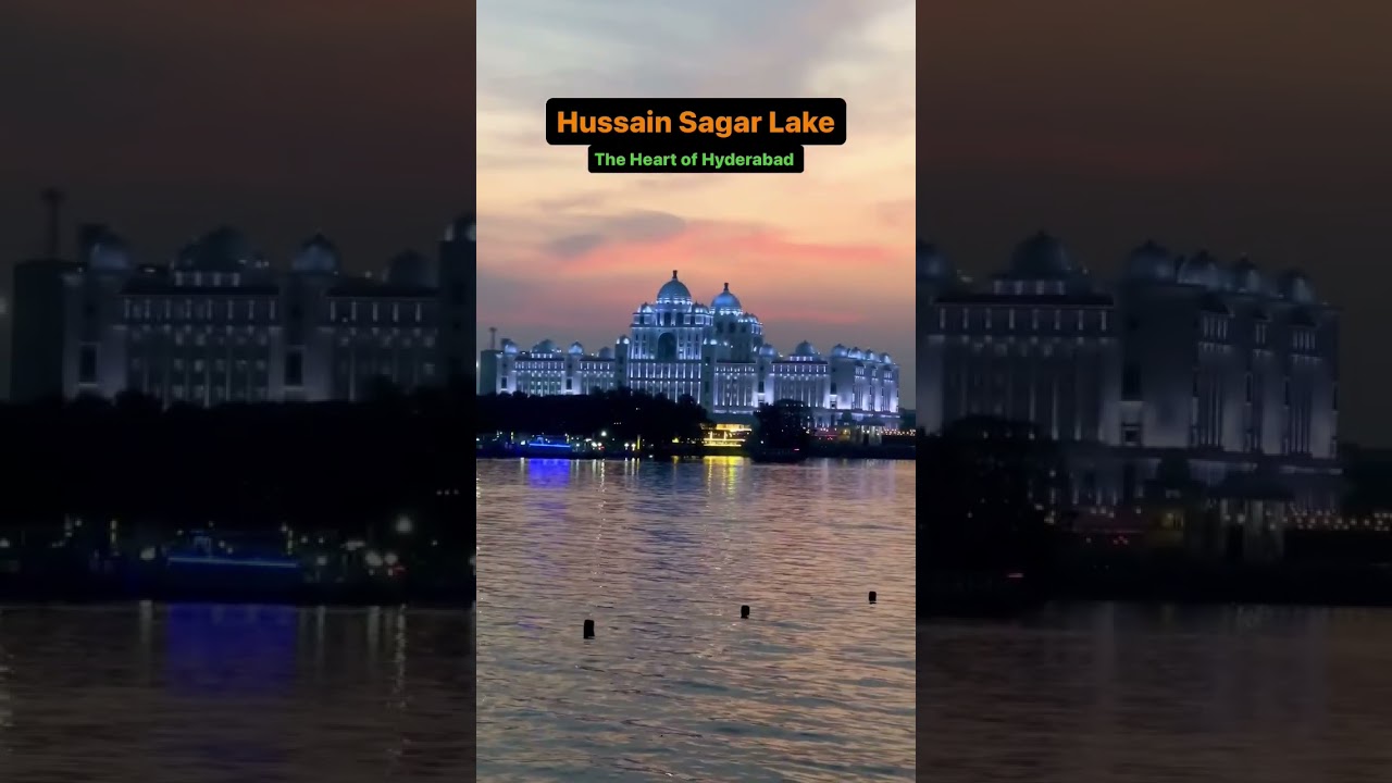 Hussain sagar lake #hyderabad #hussainsagarlake #TANKBUND #necklaceroad #hyderabadinfluencer
