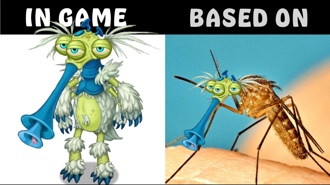My Singing Monsters are based on... | All Monsters | All Sounds and Animations + video