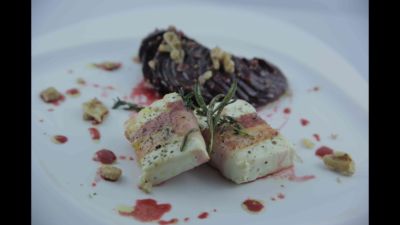 Marinierte Rote Bete mit Feta-Speck-Puffern einfach gemacht von Bernd Trum und Eberhard Braun