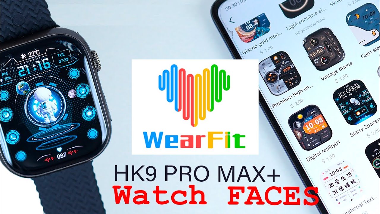 Installing Paid Watch Faces🧨 for HK9, HK10 and Other Watches Using Wearfit PRO.