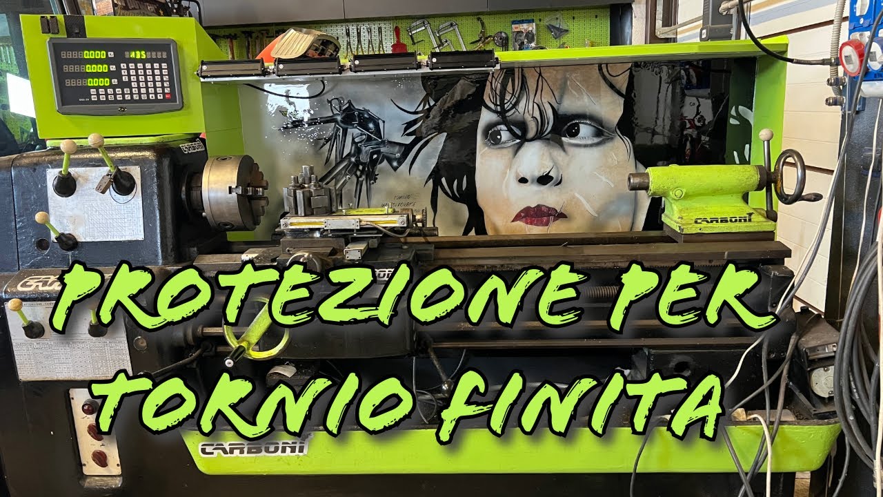 PROTEZIONE PER TORNIO FINITA (finished lathe protection)