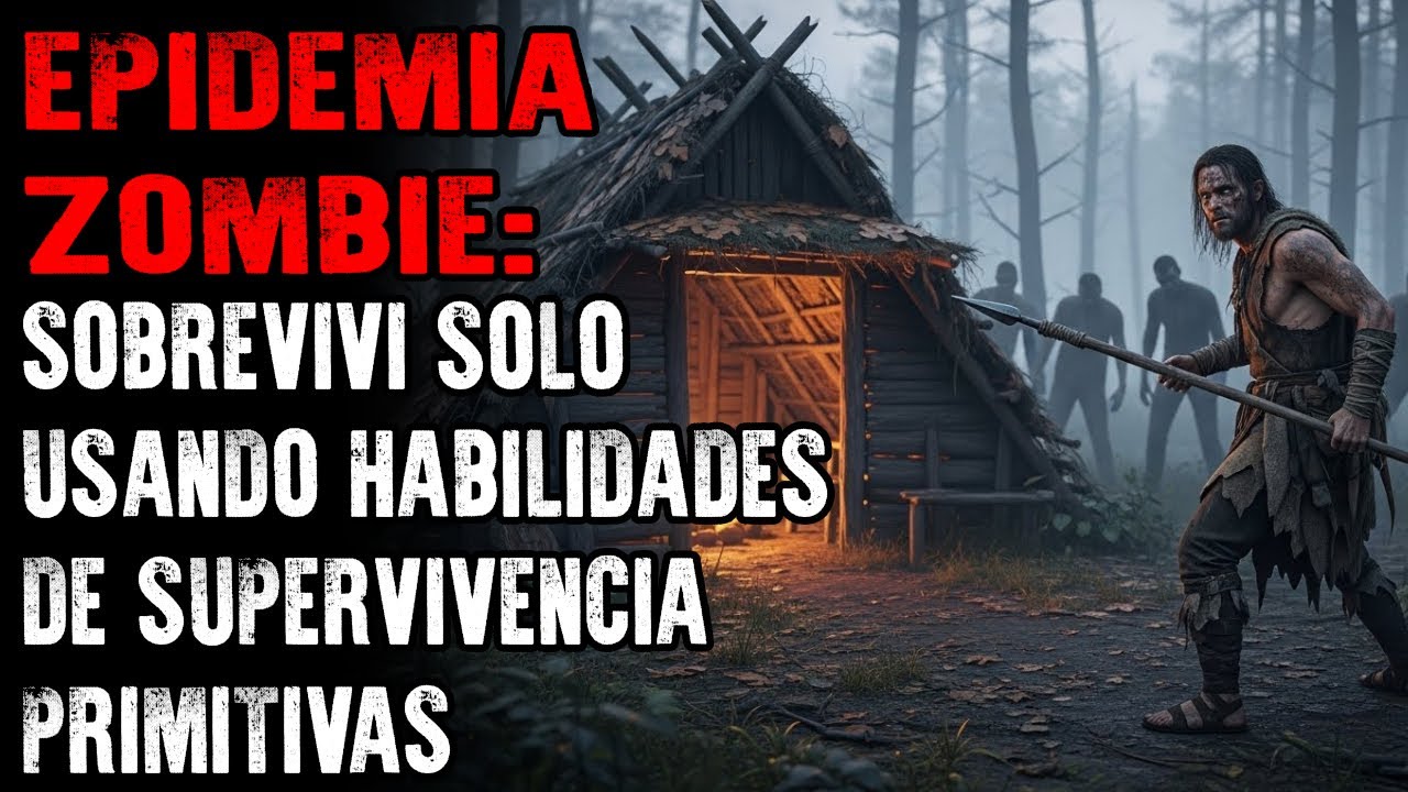 EPIDEMIA ZOMBIE: SOBREVIVI SOLO USANDO HABILIDADES DE SUPERVIVENCIA PRIMITIVAS