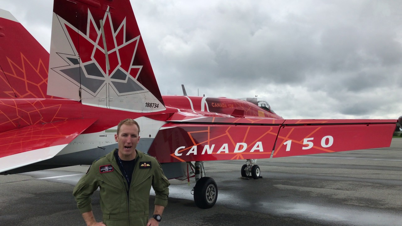 SSACE | Captain Matthew Kutryk, pilot for the 2017 Canadian Forces CF18 Demo Team