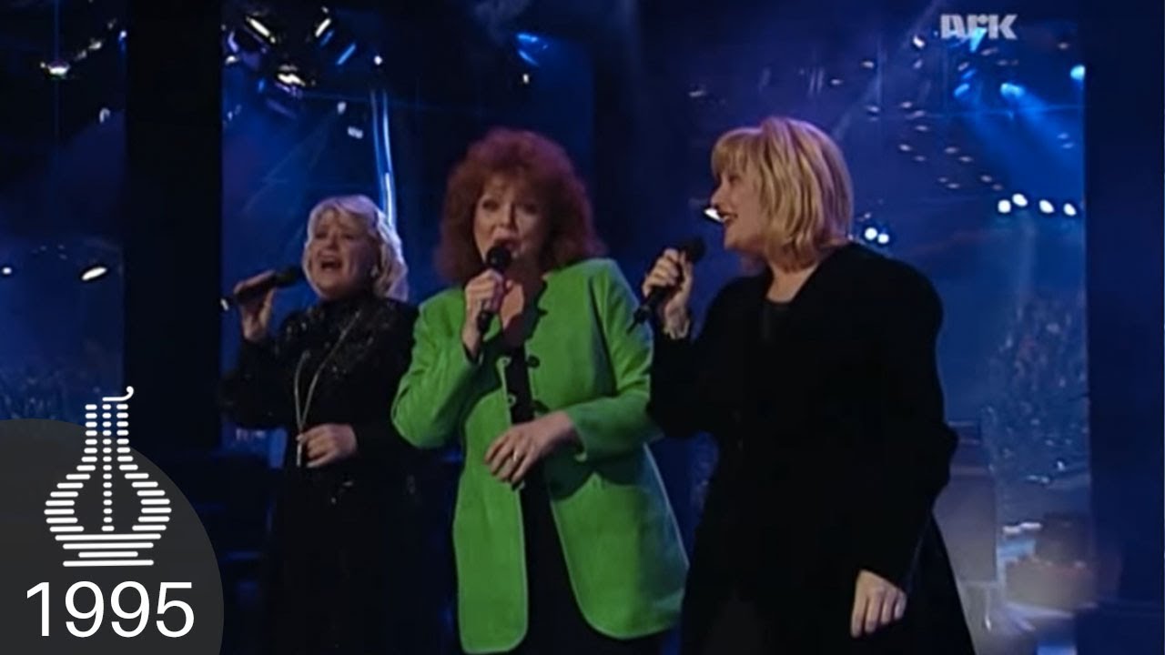 Hanne Krogh, Kirsti Sarboe, Ellen Nikolaysen og Wenche Myhre live under Spellemannprisen 1995