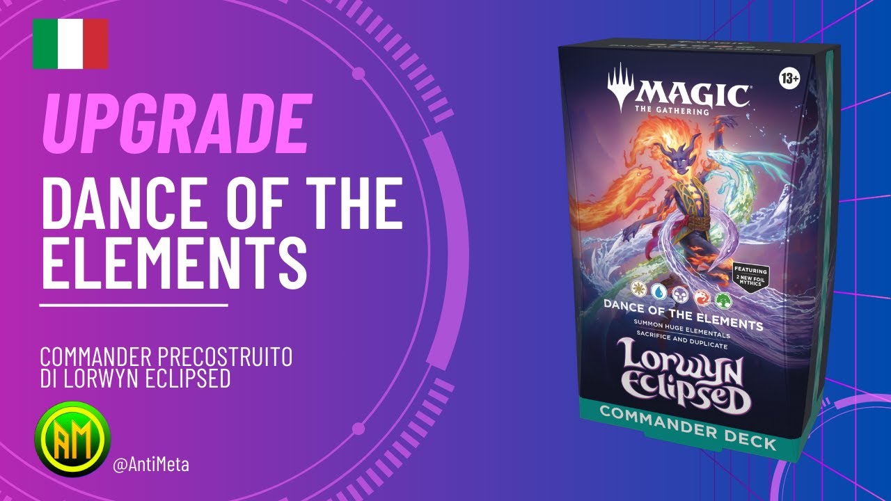 Upgrade Commander Dance of the Elements Precostruito Lorwyn Eclipsed [MTG ITALIA]