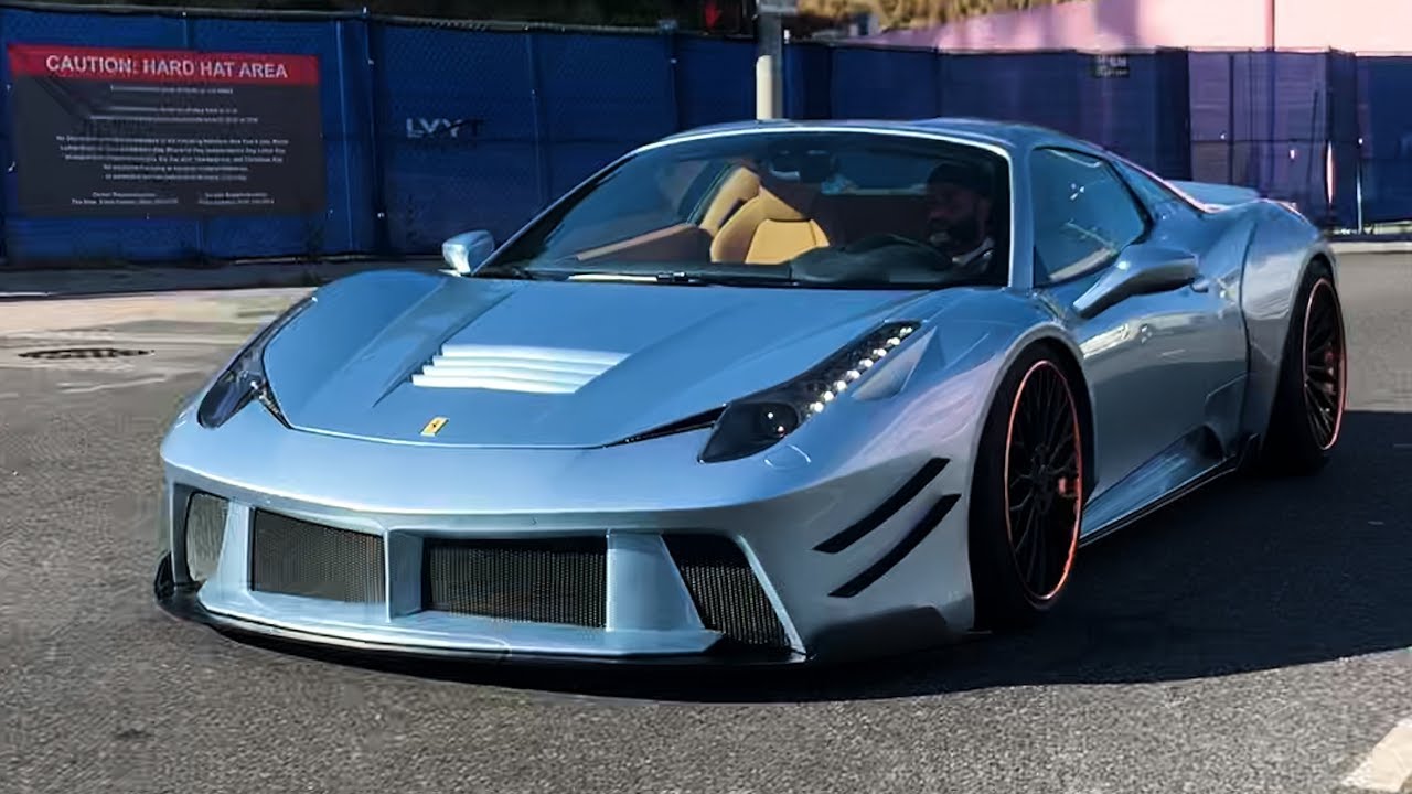 Потрясающий Ferrari 458 с широким кузовом, Salomondrin заглянул к нам за обувью RDB.