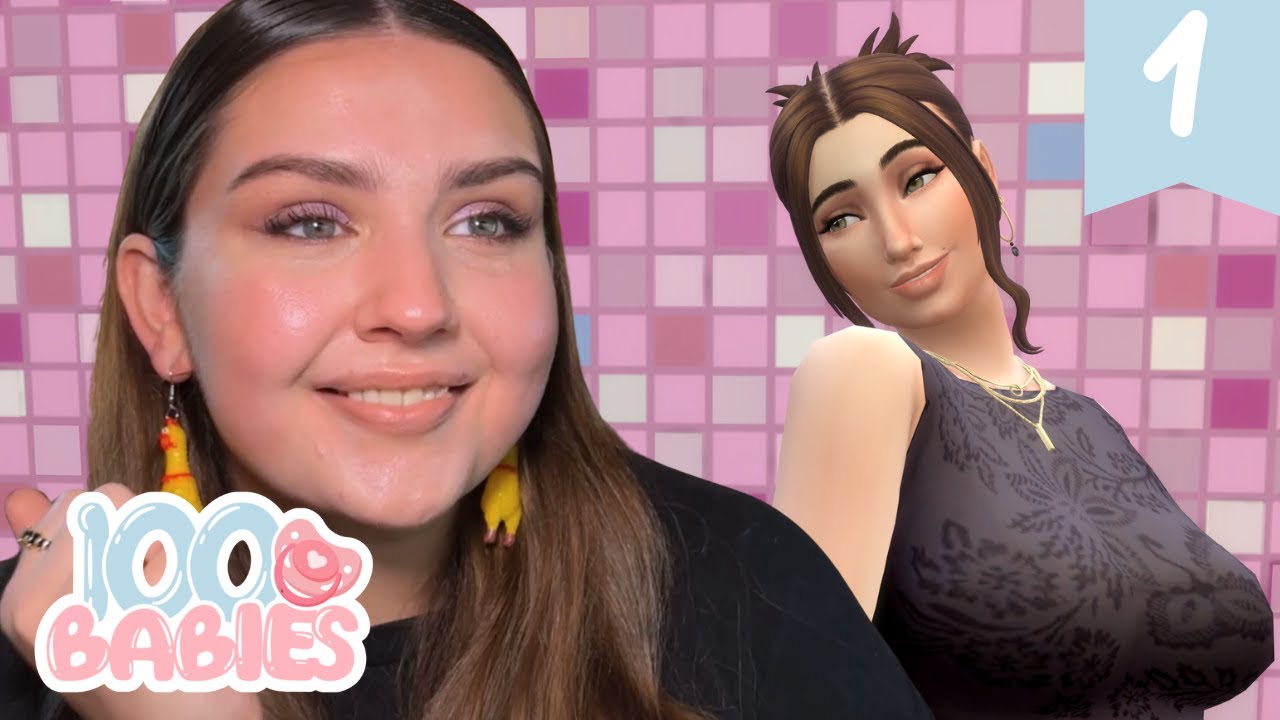 Я собираюсь родить 100 детей в Sims 4 — челлендж «100 детей» — moesi