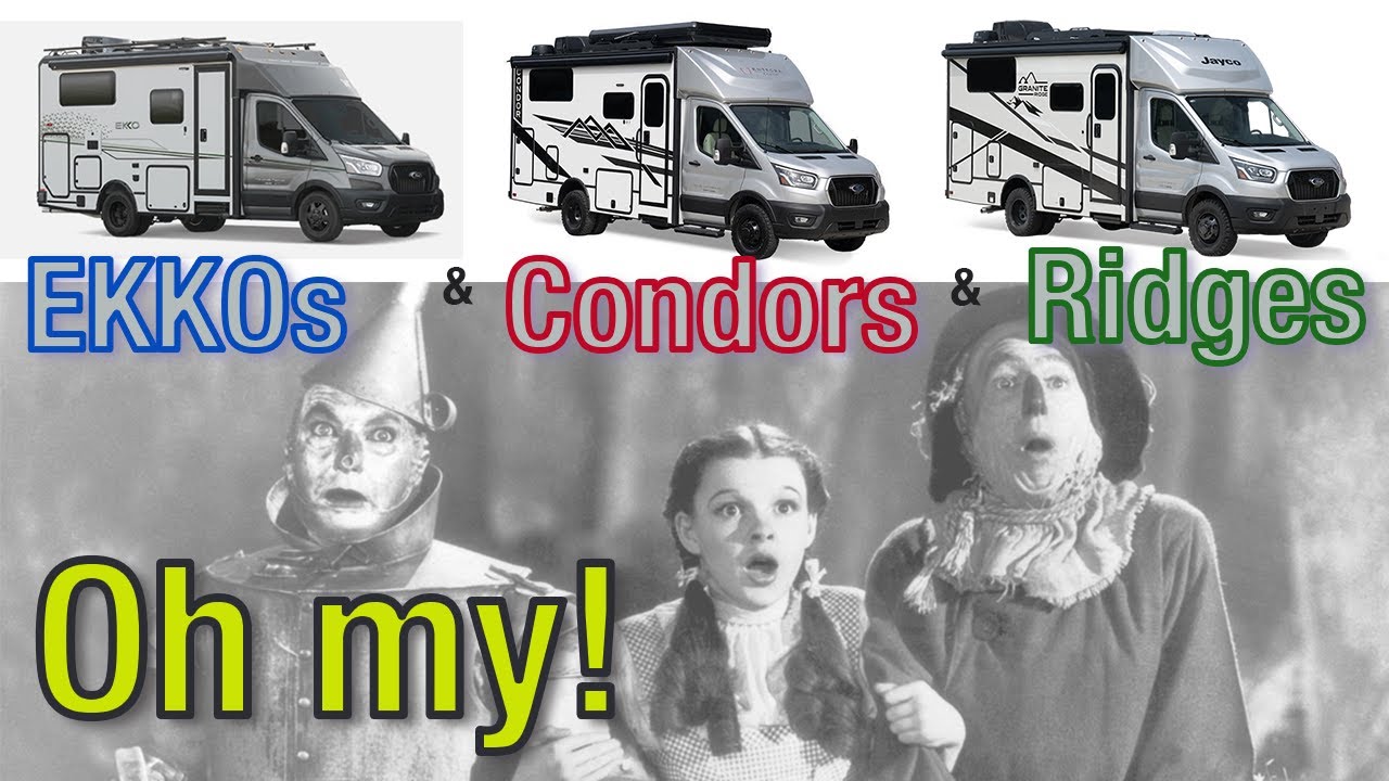 EKKOs & Condors & Ridges, oh my!! How do we decide?