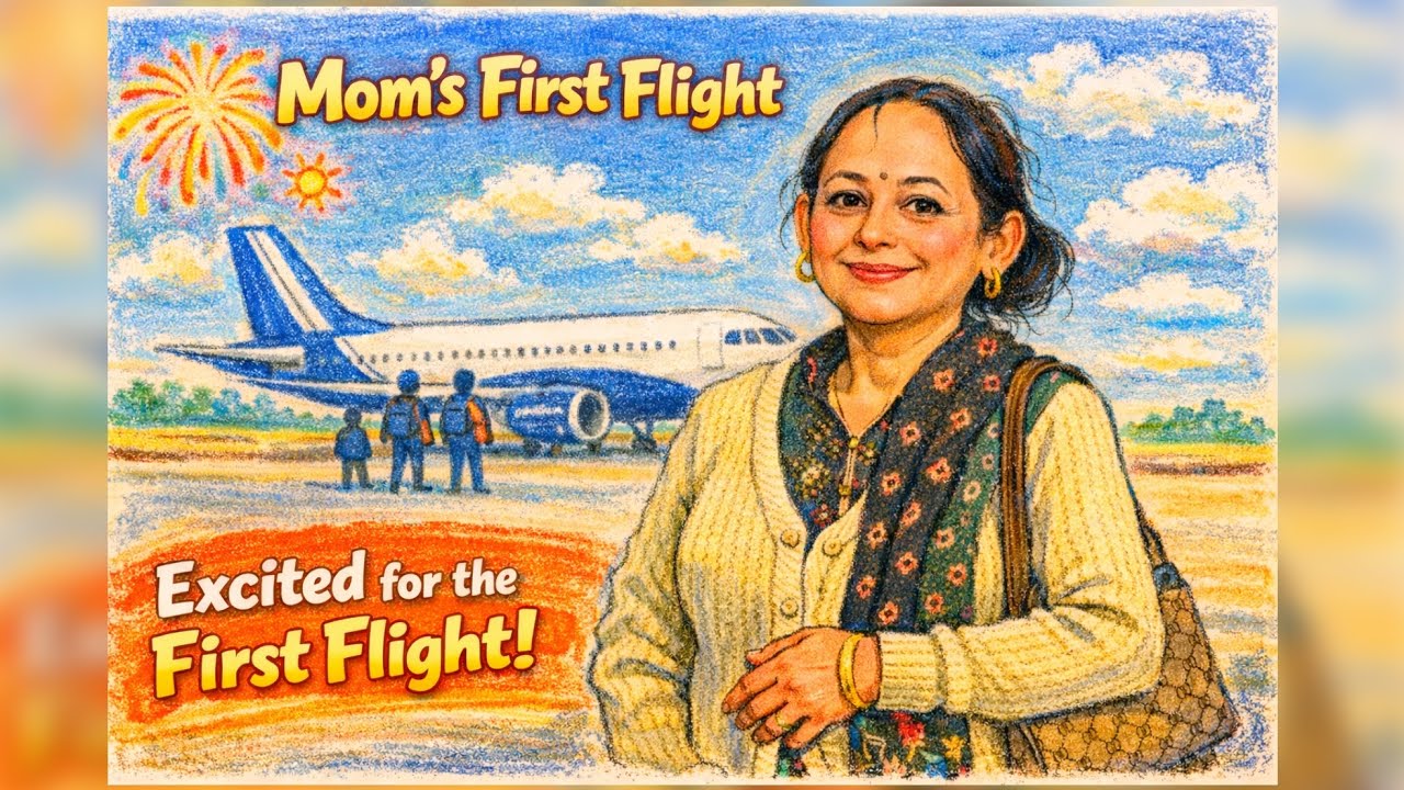 Mummy Ki Pehli Flight | Hamirpur to Ukhali 🌸🎉
