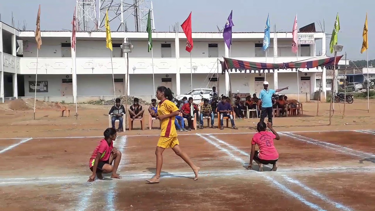 37th Telangana State Level Junior Kho kho championship 2017 Final match Hyderabad vs Warangal
