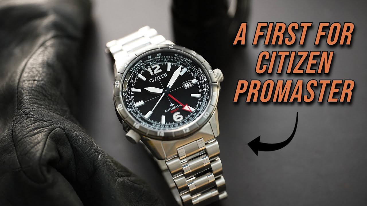 First Ever Automatic Promaster GMT from Citizen - The Air GMT Skyhawk Upgraded Citizen GMT Caliber