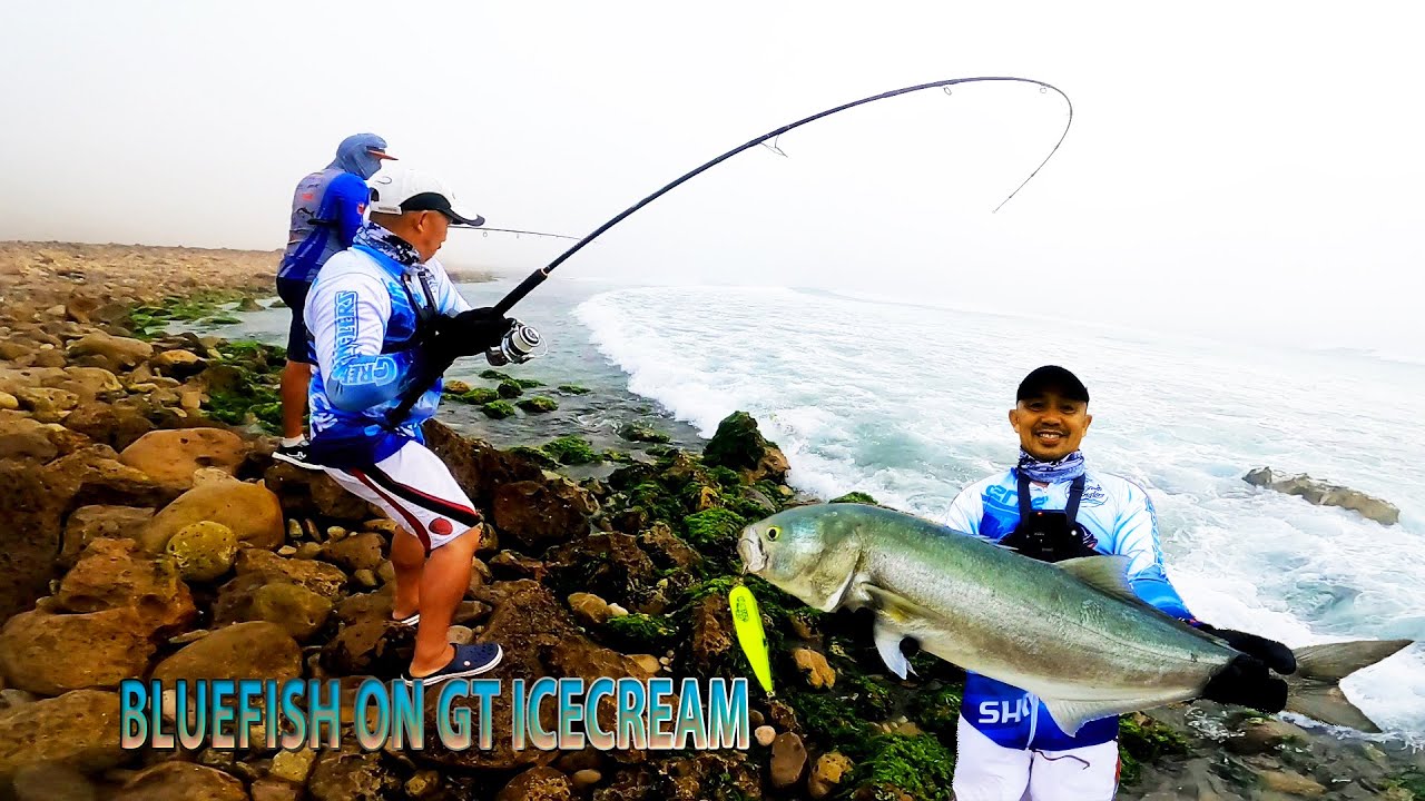 THE CRAZIEST FISH TO CATCH | HUNTING FOR BLUEFISH | SHORE FISHING OMAN