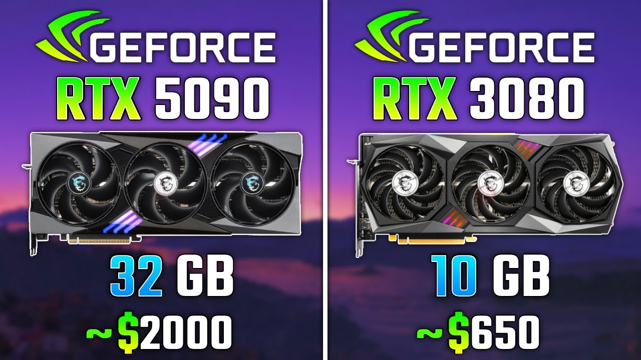 NVIDIA RTX 5090 vs RTX 3080 | Test in 6 Game