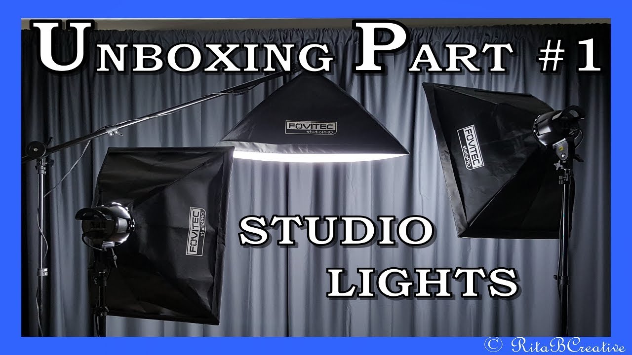 Is Studio Lighting Necessary? 3 Point Lighting Kit - Part 1 UNBOXING