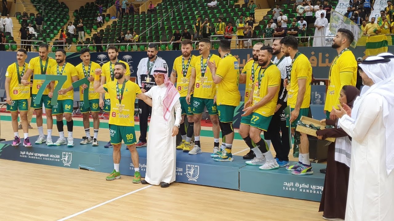 التغطية الكاملة نادي الخليج يحقق كأس النخبة لكرة اليد والبطولات الستة في سبعة أشهر ٢٠٢٤