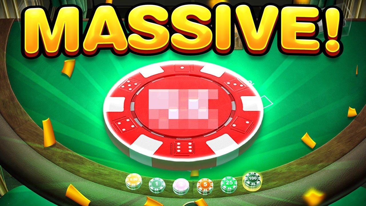 BIG COME UP ON FIRST PERSON BLACKJACK!