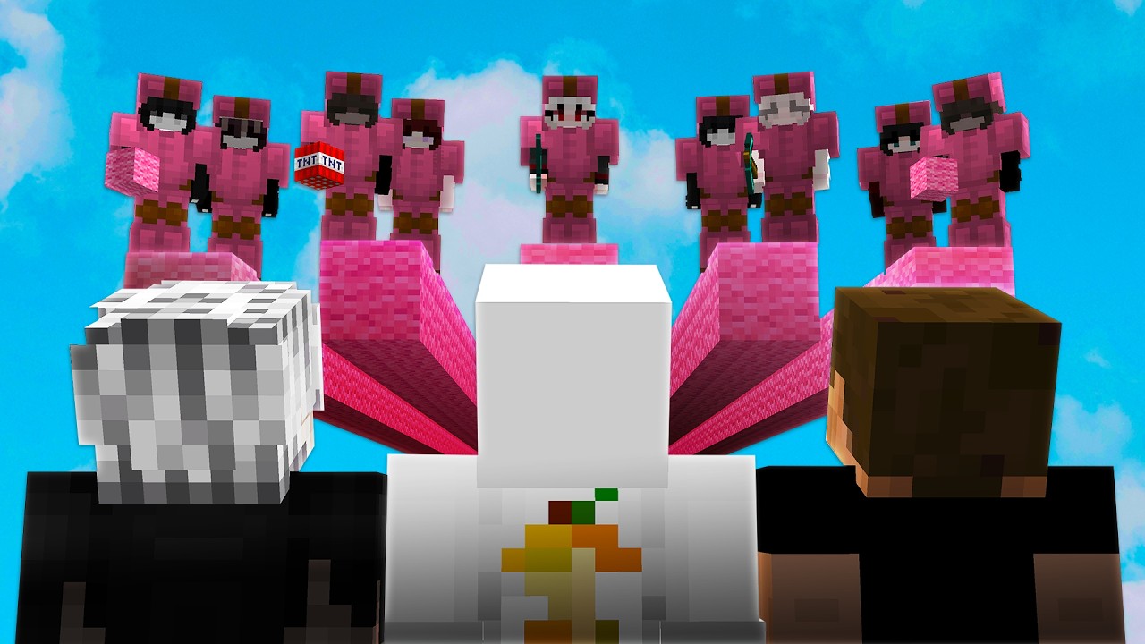 3 CHŁOPAK&Oacute;W vs 10 DZIEWCZYN na BEDWARS | KTO WYGRA?