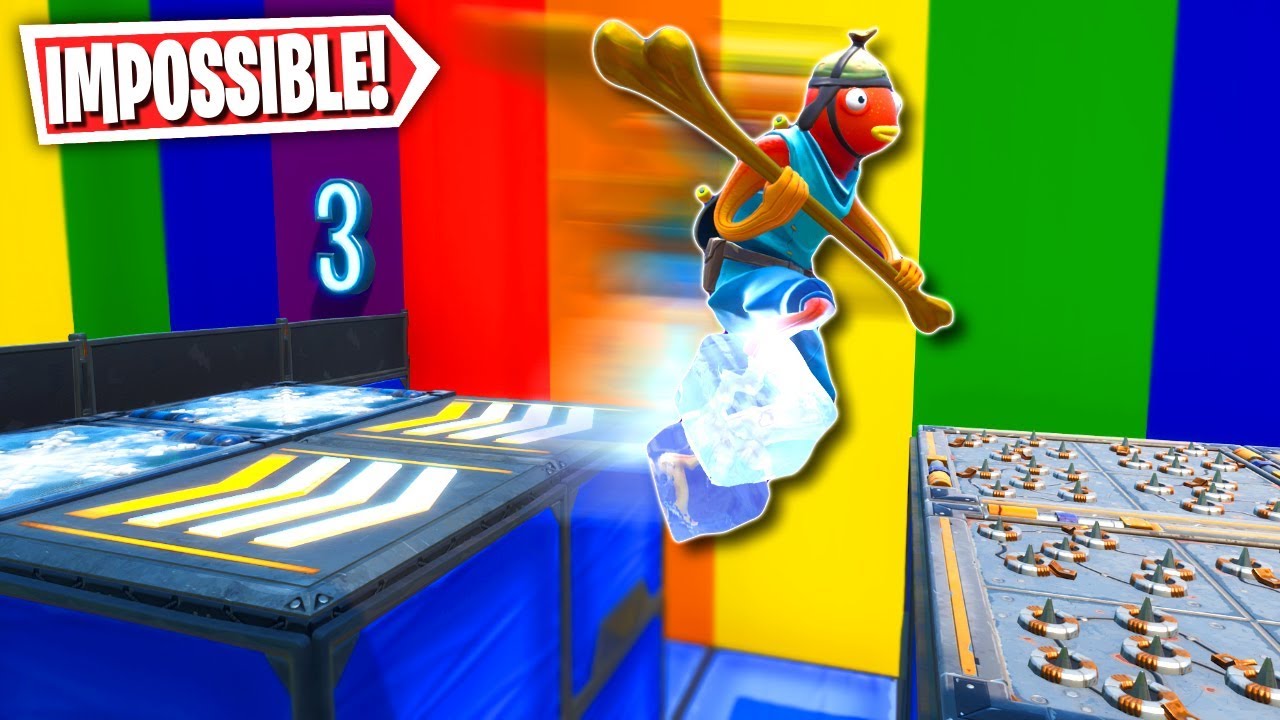 The ULTIMATE Rainbow Slide Deathrun Map Challenge! (Fortnite Creative Mode)