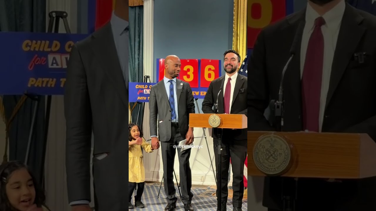 Kids Took Over the Room During NYC Mayor Zohran Mamdani’s Pre-K Announcement 🥹 Full HD Video 