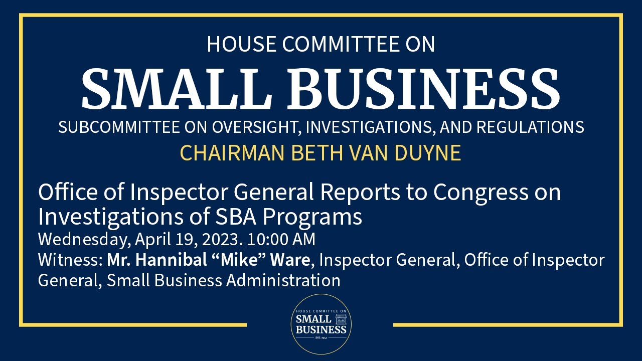 Subcommittee Hearing - 