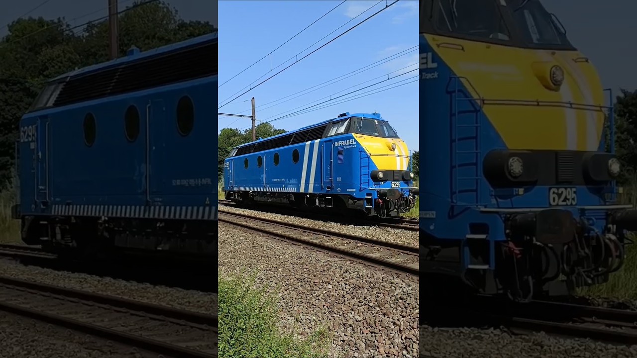 This sound of the HLD 62 diesel train 😍🔊 #infrabel #train #trainspotting #railway