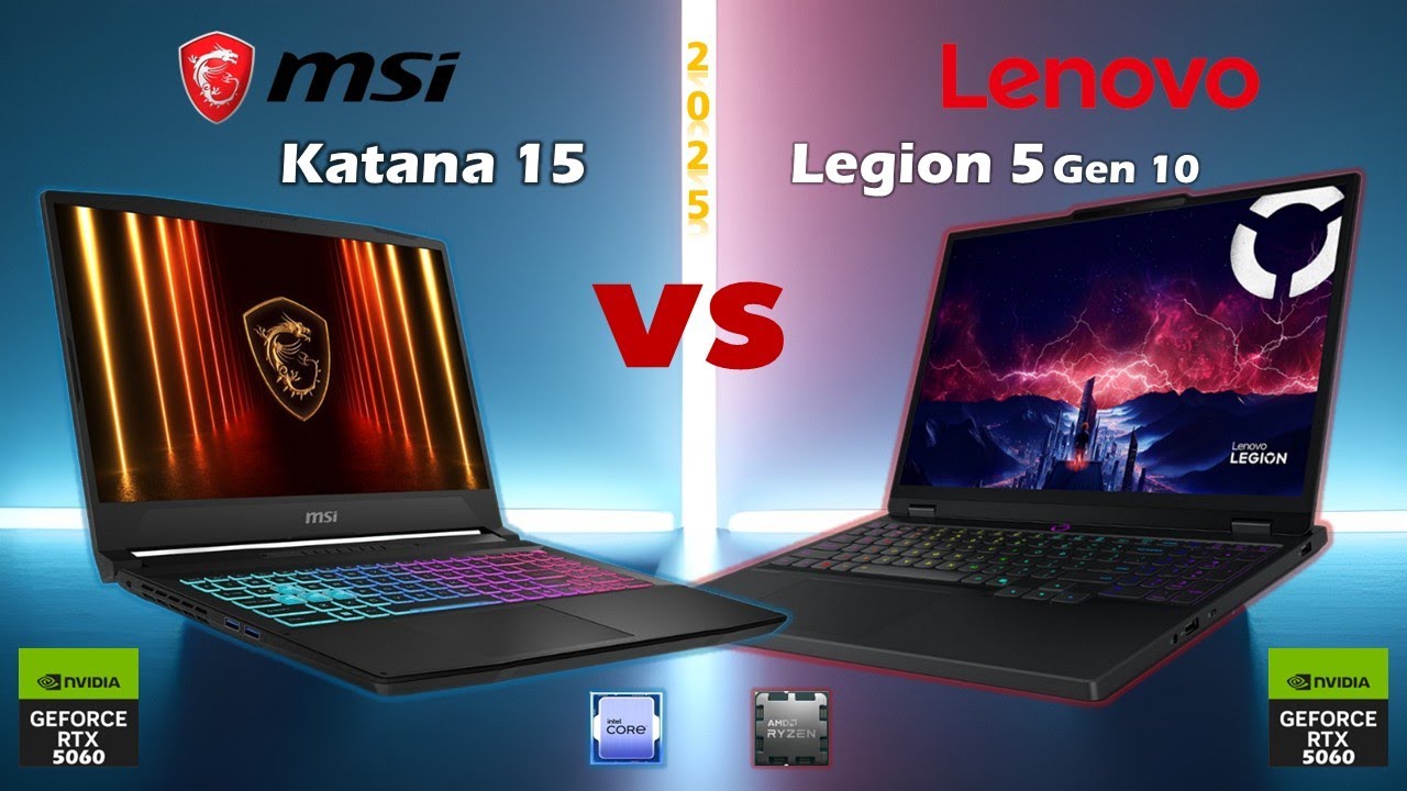 MSI Katana 15 vs Lenovo Legion 5 Gen 10 (2025) - spec review & comparison