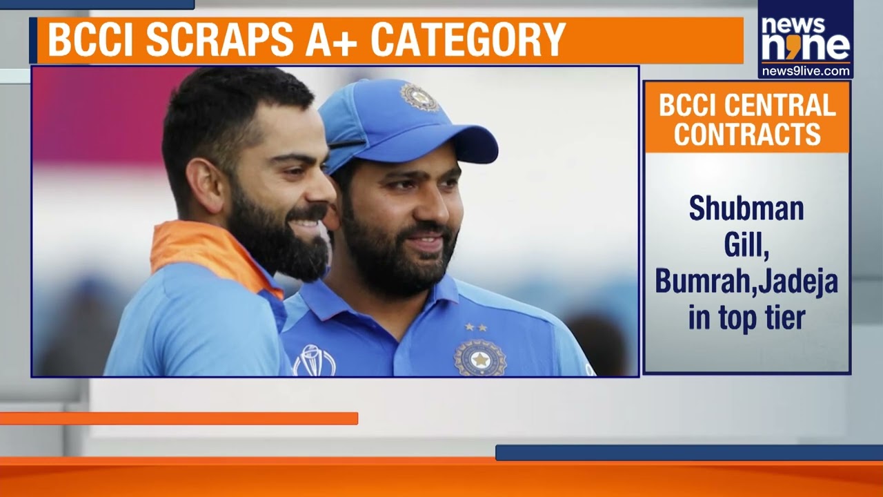 BCCI Revamps Central Contracts: Kohli, Rohit Dropped To Grade B, Gill In Top Tier | News9