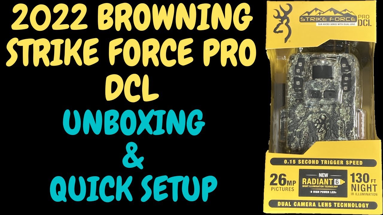 2022 BROWNING STRIKE FORCE PRO DCL UNBOXING & QUICK SETUP