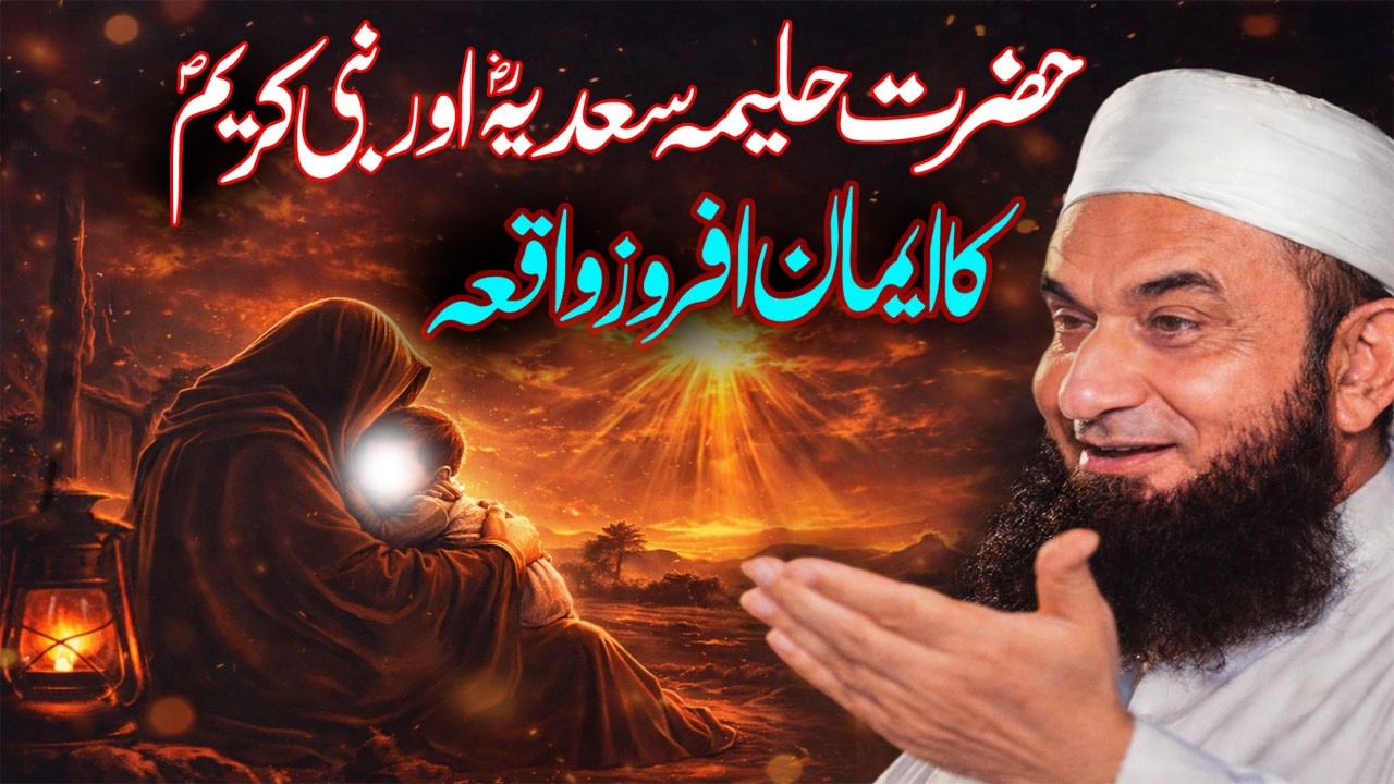 Hazrat Halima Saadia (RA) Aur Nabi Kareemﷺ Ka Iman Afroz Waqia| Emotional Bayan|Maulana Tariq Jameel