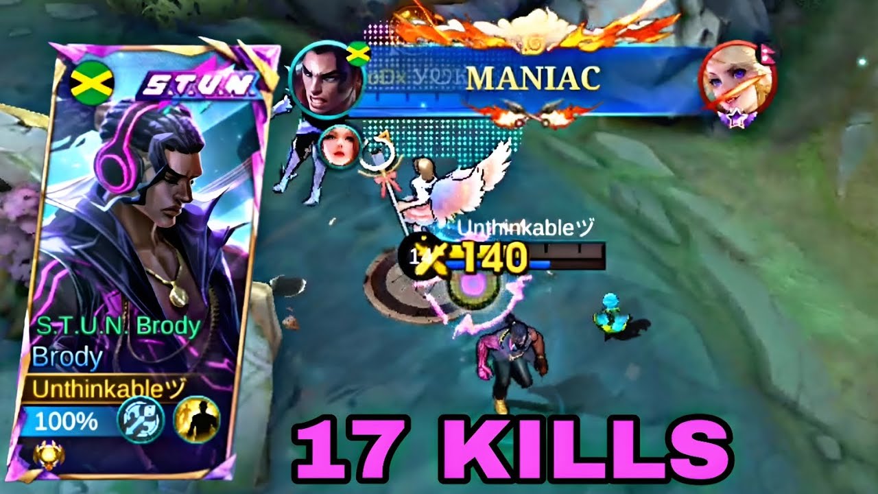 17 KILLS I AM A GLOO'S WORST NIGHTMARE | BRODY GAMEPLAY | MLBB 