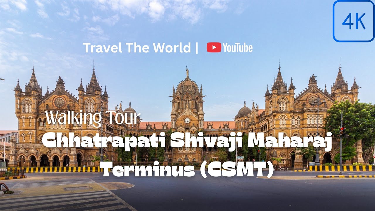 [4K] Chhatrapati Shivaji Maharaj Terminus | Walking Tour | CSMT Railway Station | Mumbai , India 🇮🇳 