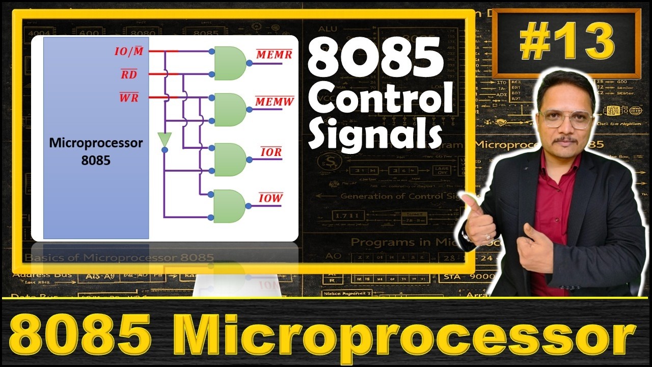 Generation of Control Signals in 8085 Microprocessor: Understanding Read and Write Signals