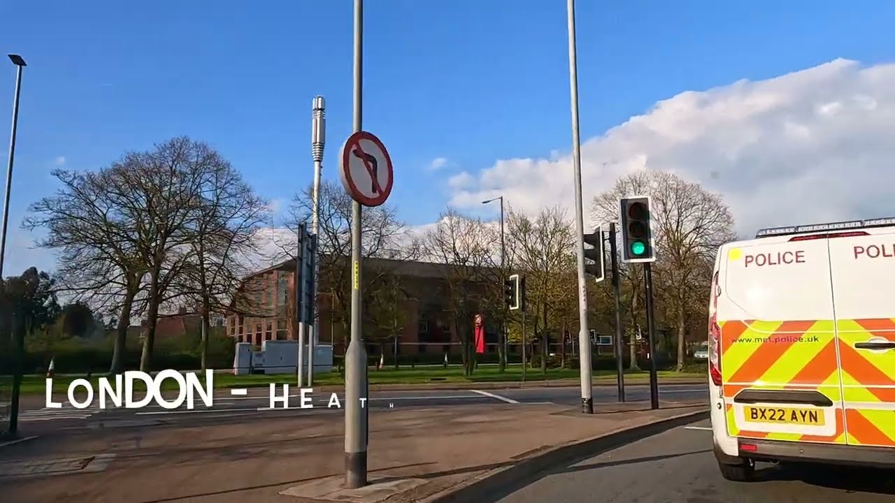 London - Heathrow Airport - Colnbrook - Driving Tour - 4K