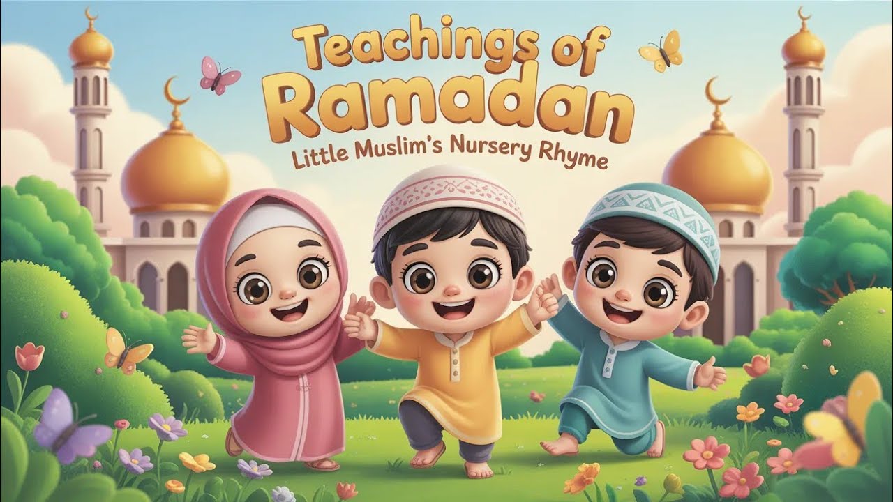 Teachings of Ramadan - Beautiful Ramadan Mubarak song for kids - little Muslim's poem in English 