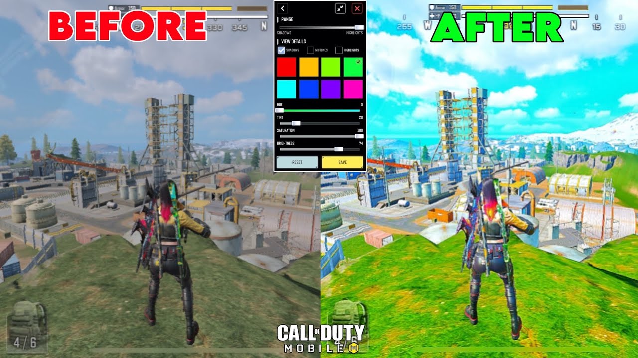 Самые реалистичные пользовательские настройки графики в COD Mobile 😍 Настройки графики CODM
