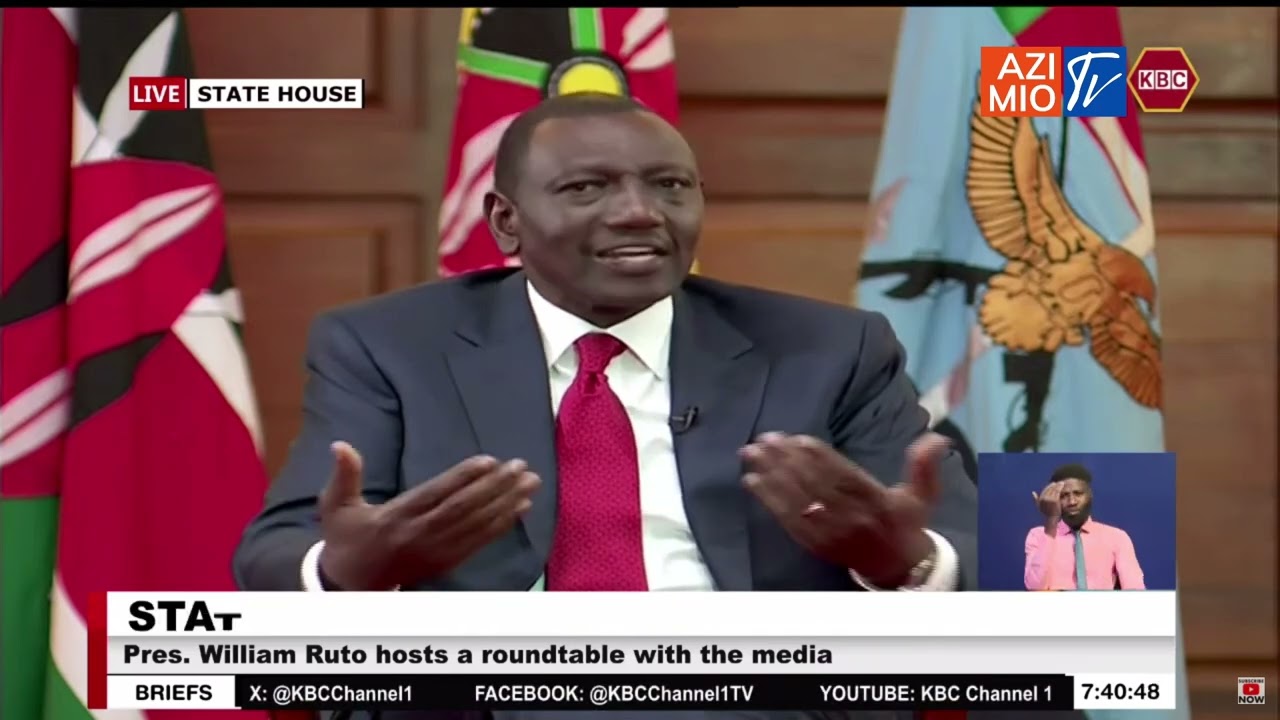 Ruto gets angry after being asked about Rigathi position on Police killings during Tax protests