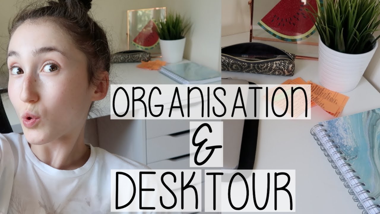 GET ORGANISED WITH ME VLOG & DESK TOUR | ANOTHER PRODUCTIVE DAY IN THE LIFE
