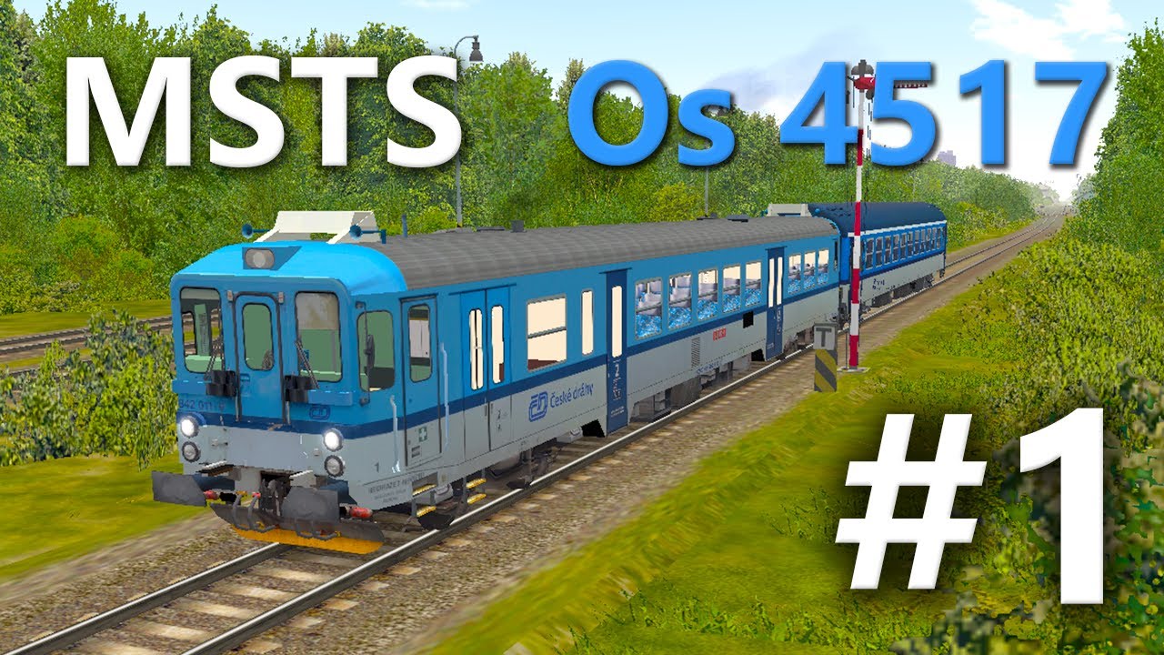 Microsoft Train Simulator - trať BP | Os 4517 Božice u Znojma - Břeclav #1