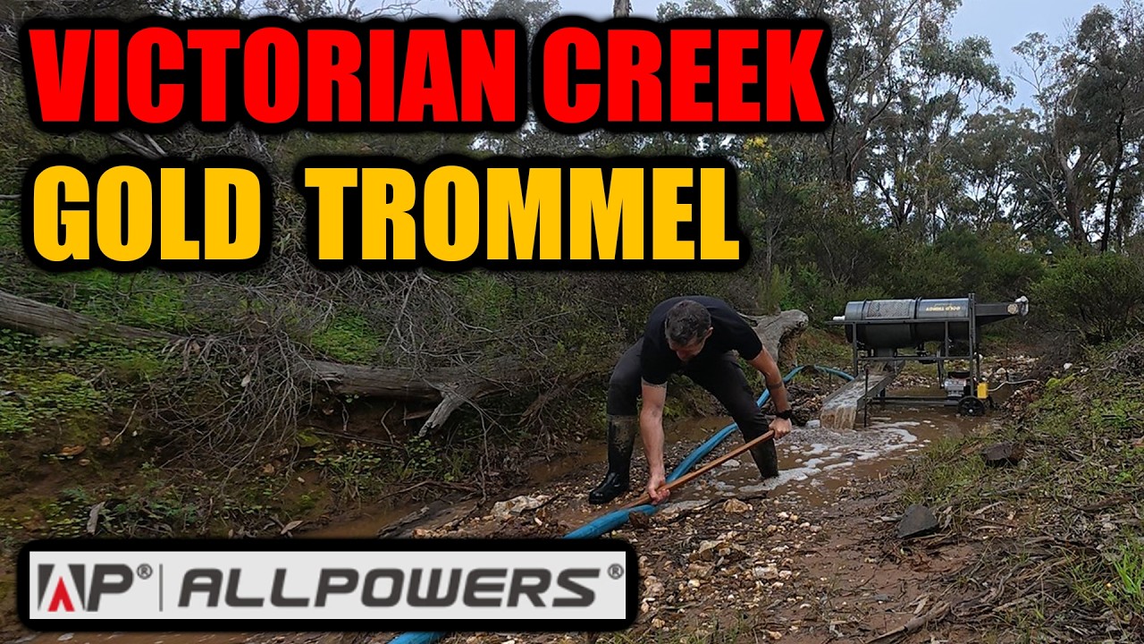 On The CREEK With The GOLD THINGY TROMMEL feat. ALLPOWER R1500 Lite