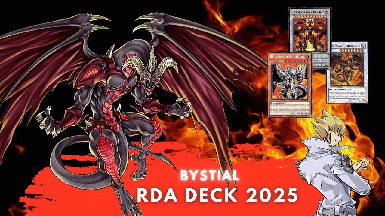 Red Dragon Archfiend Deck 2025 ft. Bystials | RDA Deck 2025 | YuGiOh deutsch