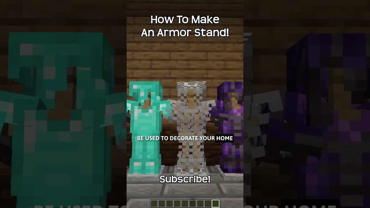 How To Make An Armor Stand In Minecraft!