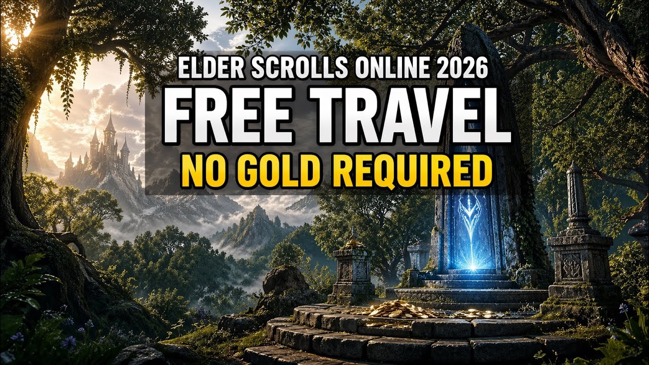 ESO Free Travel Guide 2026: Jump Around Tamriel Without Spending Gold (No Gold Travel Tricks)