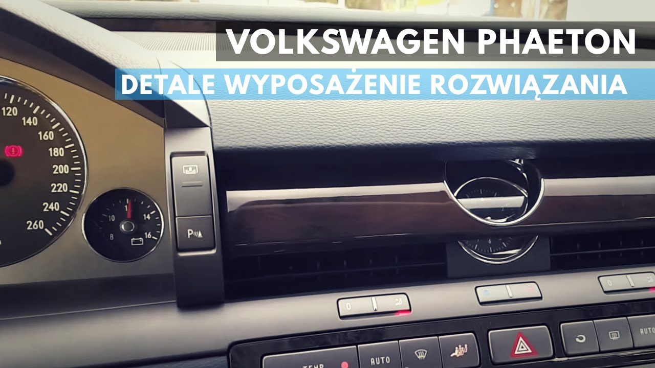 2008 Volkswagen Phaeton - Detale, wyposażenie, rozwiązania (ENG SUB)
