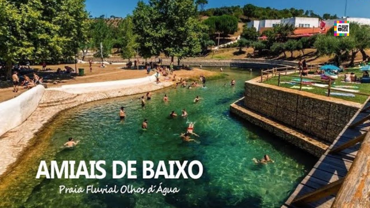 Descubra o paraíso secreto de Amiais de Baixo - Praia Fluvial dos Olhos d´Água