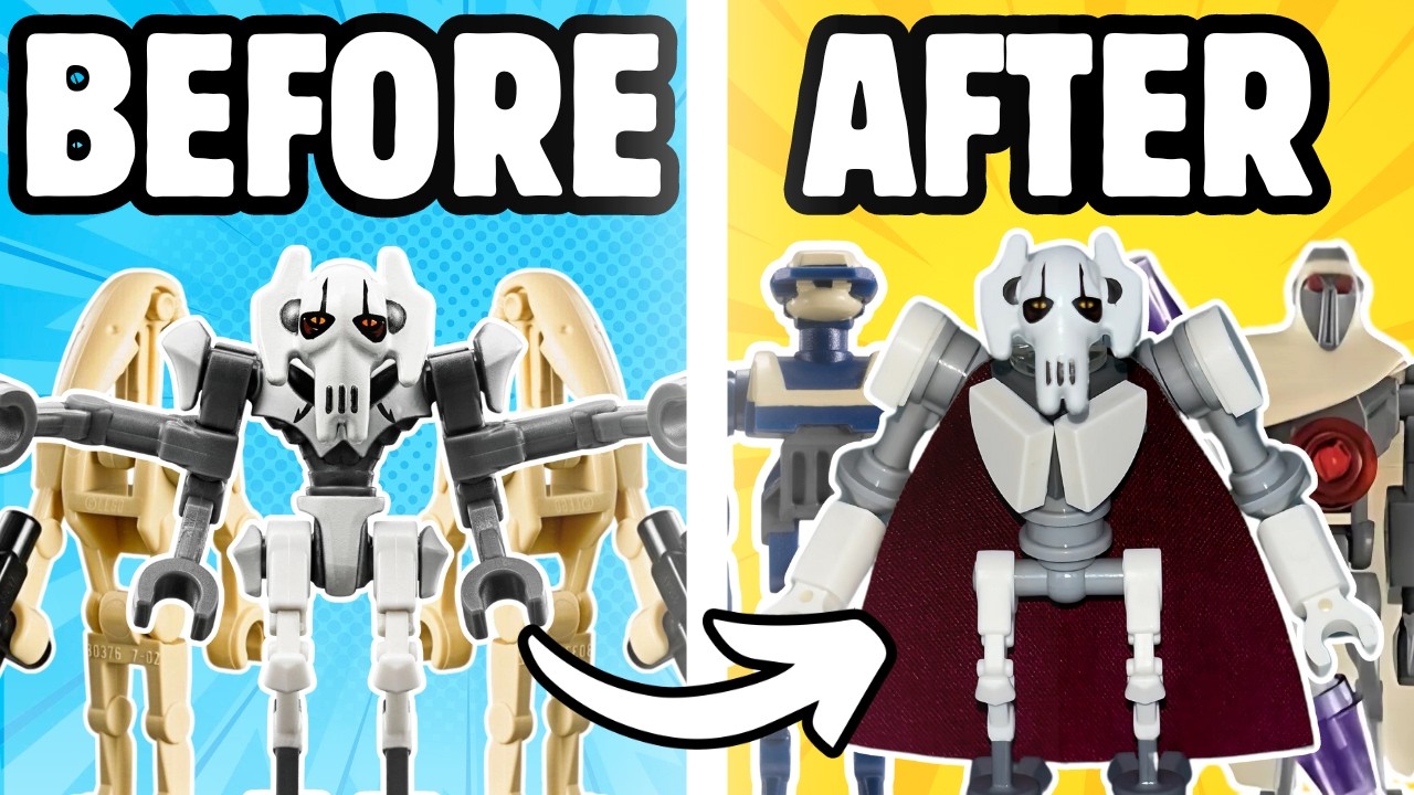 12 способов УЛУЧШИТЬ вашу армию дроидов Lego!