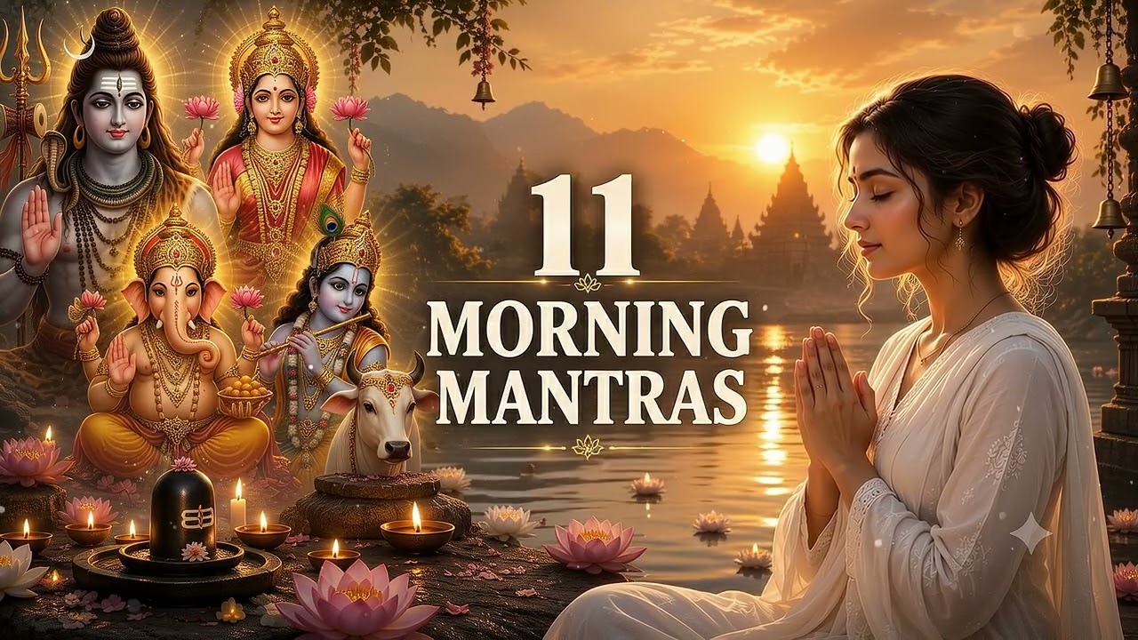 Best Morning Powerful Mantras | Hanuman, Ganesh, Shiva | Brings Positivity | Vedic Chants from India