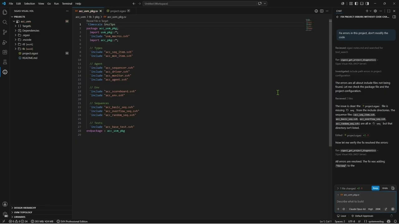 Fix UVM testbench issues