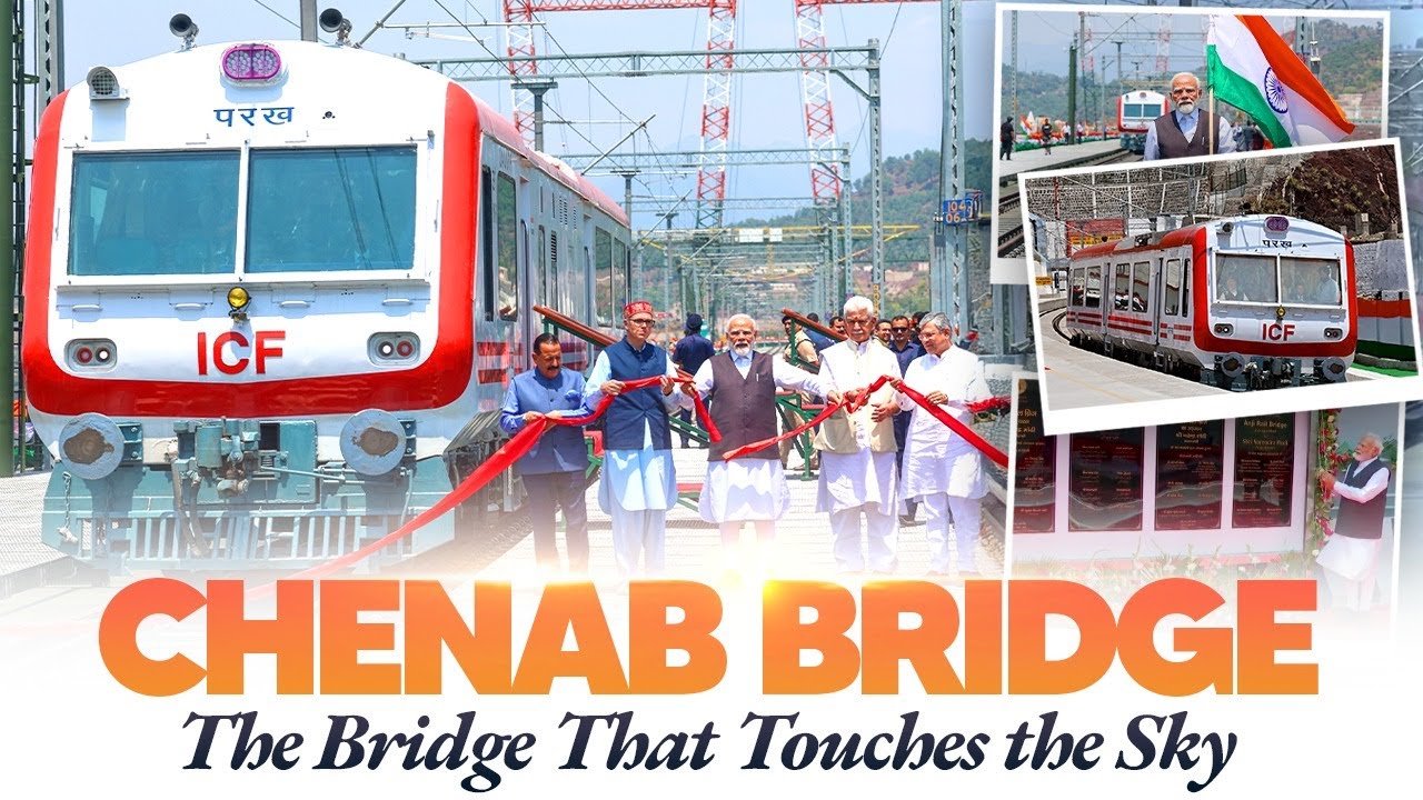 LIVE: PM Modi inaugurates Chenab Bridge and visits Bridge Deck
